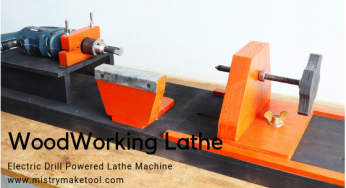 How To Make A Woodworking Lathe Drill Powered