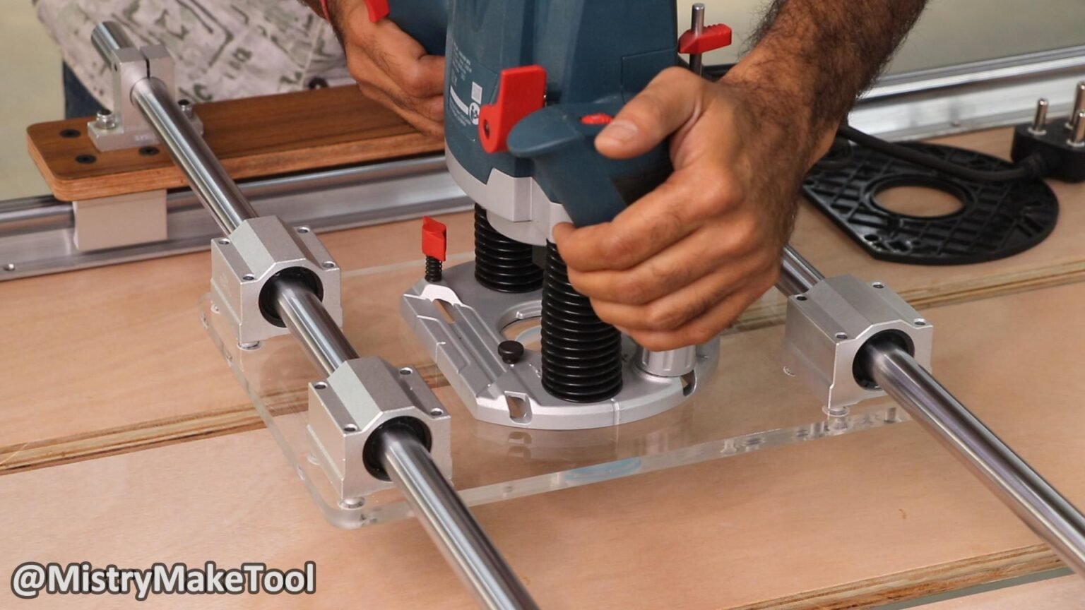 Router Sled Build: Wood Slab Flattening Mill Jig | Mistry MakeTool